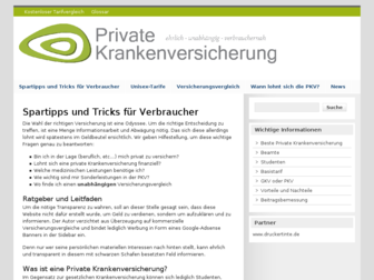 private-krankenversicherung-spartipps.de website preview