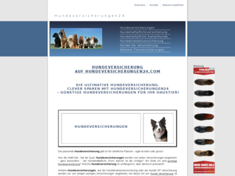 hundeversicherungen24.com website preview