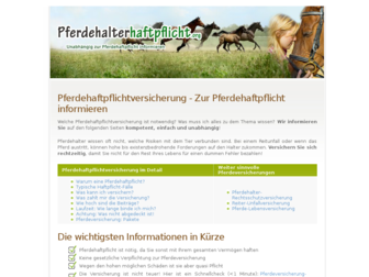 pferdehalterhaftpflicht.org website preview