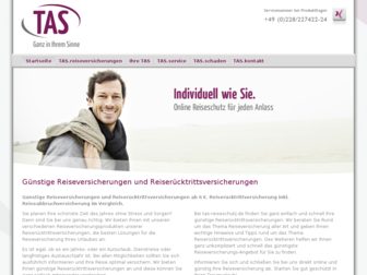 tas-reiseschutz.com website preview