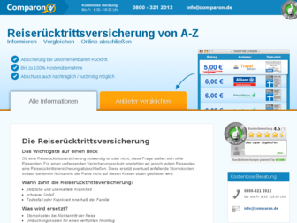 reiseruecktrittsversicherung.com website preview