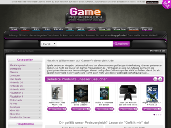 game-preisvergleich.de website preview