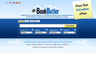 bookbutler.de website preview