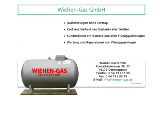 wiehen-gas.de website preview