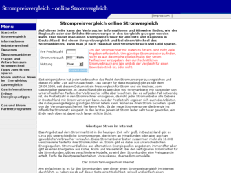 strompreisvergleich-online.com website preview
