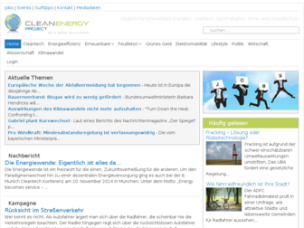 cleanenergy-project.de website preview