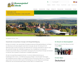 bioenergiedorf.de website preview