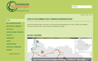 bioenergie-region.de website preview