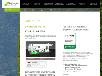 bioenergieverbund.de website preview