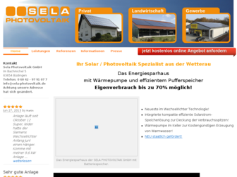 sela-photovoltaik.de website preview