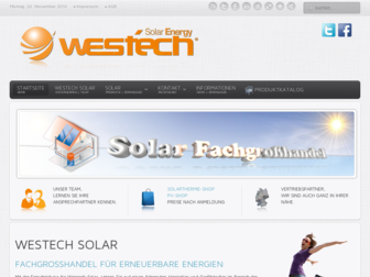 westech-solar.com website preview