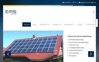 ems-solar.de website preview