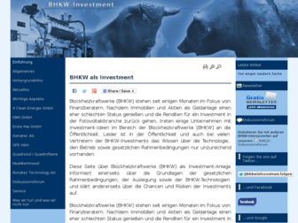bhkw-investment.de website preview