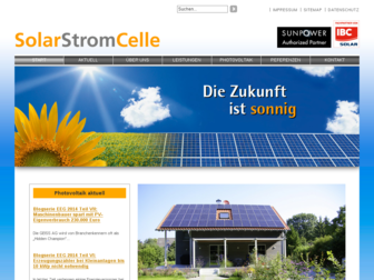 solarstromcelle.de website preview