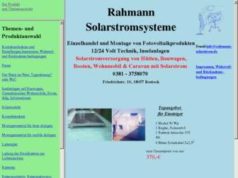 rahmann-solarstrom.de website preview