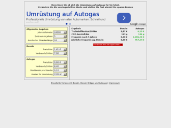 autogas.amortisationsrechner.de website preview