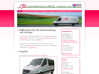 alis-autovermietung.de website preview