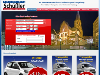 autovermietung-schuessler.de website preview