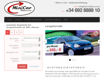 minicar-mallorca.com website preview