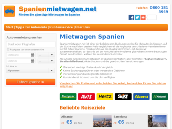 spanienmietwagen.net website preview