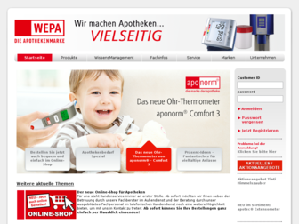 wepa-apothekenbedarf.de website preview