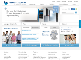 pharmatechnik.de website preview