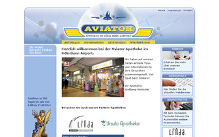aviator-apotheke.de website preview