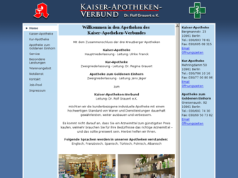 kaiser-apotheke-berlin.de website preview