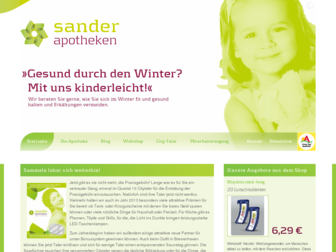 sander-apotheken.de website preview
