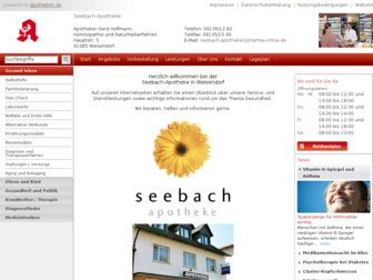 seebach-apotheke.de website preview