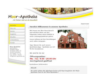 moor-apotheke.de website preview
