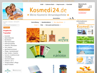 kosmedi24.de website preview