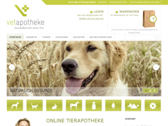 vetapotheke-shop.de website preview