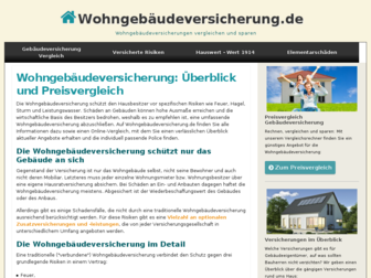 wohngebaeudeversicherung.de website preview