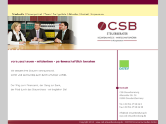 csb-steuerberatung.de website preview