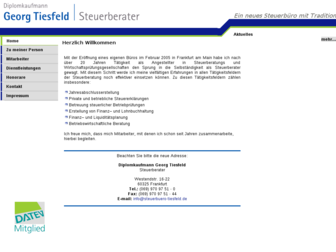 steuerbuero-tiesfeld.de website preview