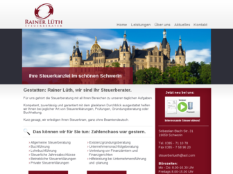 steuerberater-lueth-schwerin.de website preview