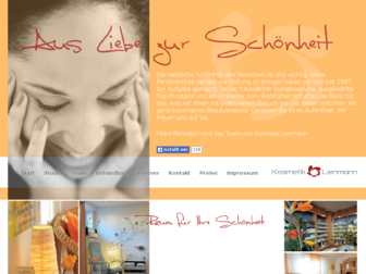 kosmetik-liermann.de website preview