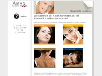 aman-kosmetik.de website preview