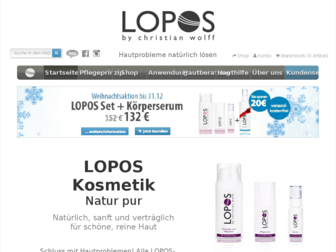 lopos-kosmetik.de website preview