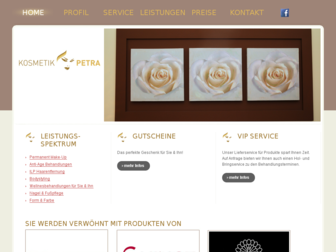 kosmetik-petra.de website preview