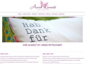 auszeit-kosmetik-muenster.de website preview