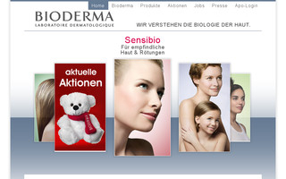 bioderma.de website preview