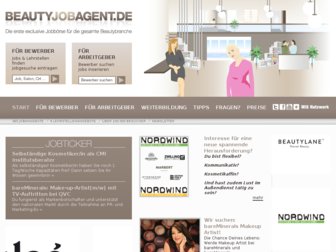 beautyjobagent.de website preview