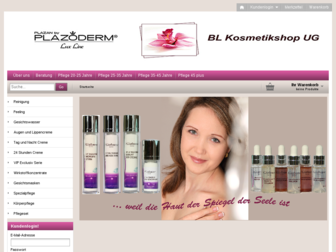bl-kosmetikshop.de website preview