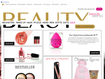 beautyshop123.de website preview