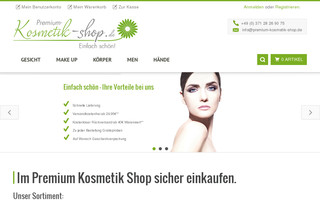 premium-kosmetik-shop.de website preview