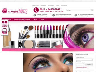 der-kosmetik-shop.de website preview
