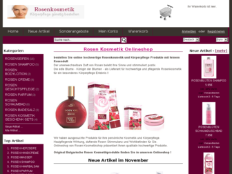 rosen-kosmetikshop.de website preview