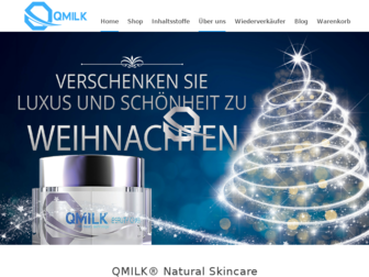 shop.qmilk-cosmetics.com website preview